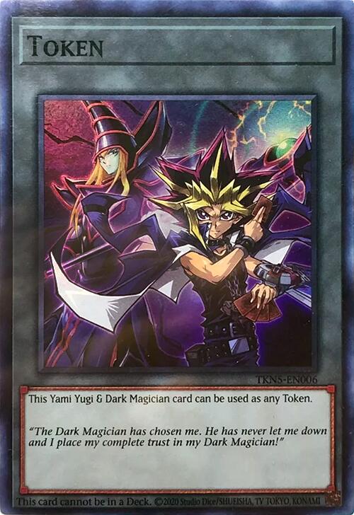 Token: Yami Yugi & Dark Magician [TKN5-EN006] Super Rare | Cracking-Singles