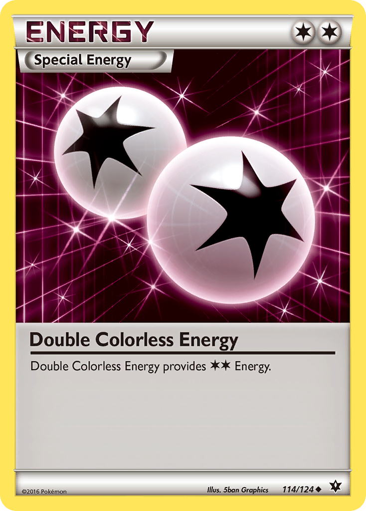 Double Colorless Energy (114/124) [XY: Fates Collide] | Cracking-Singles