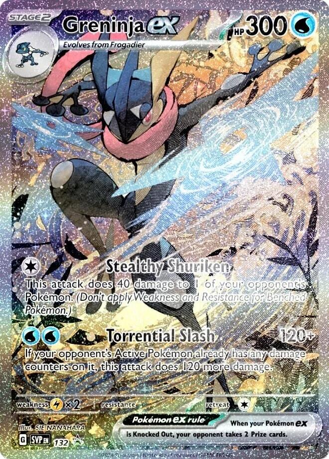 Greninja ex (132) [Scarlet & Violet: Black Star Promos] | Cracking-Singles