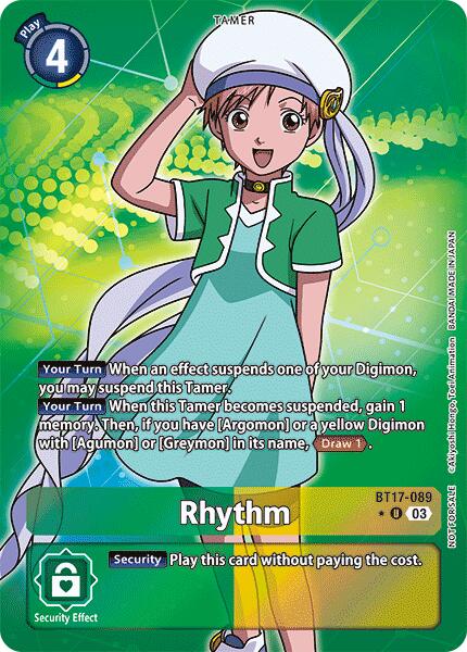 Rhythm [BT17-089] (Box Promotion Pack: Secret Crisis) [Secret Crisis] | Cracking-Singles