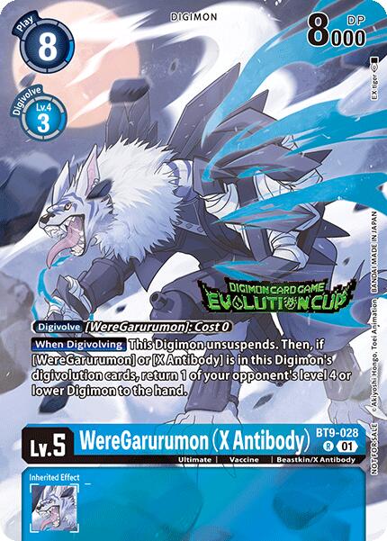 WereGarurumon (X Antibody) [BT9-028] (2024 Evolution Cup) [X Record Promos] | Cracking-Singles