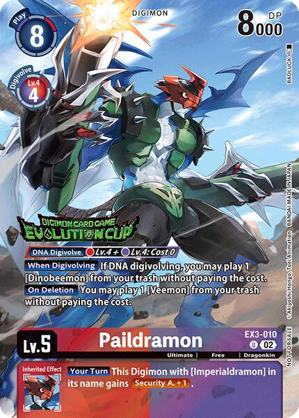 Paildramon [EX3-010] (2024 Evolution Cup) [Draconic Roar] | Cracking-Singles