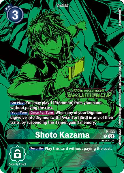 Shoto Kazama [P-133] (2024 Evolution Cup) [Promotional Cards] | Cracking-Singles