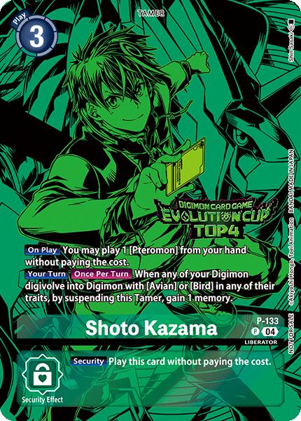 Shoto Kazama [P-133] (2024 Evolution Cup Top 4) [Promotional Cards] | Cracking-Singles