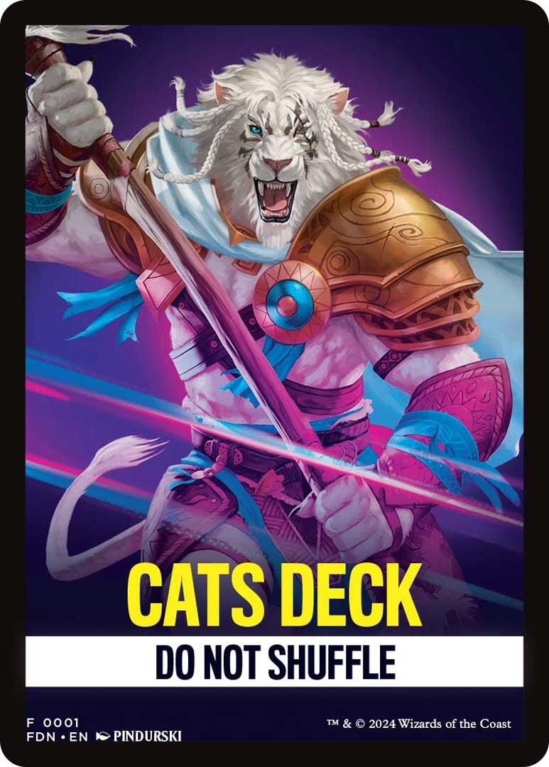 Cats Deck Theme Card [Foundations Tokens] | Cracking-Singles