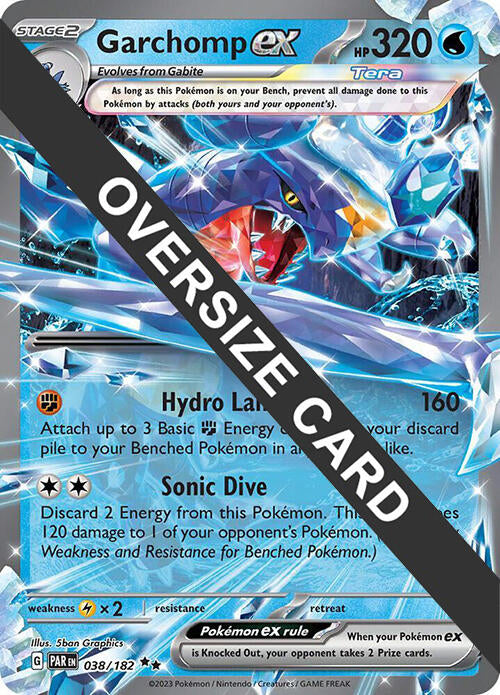 Garchomp ex (038) (Jumbo Card) [Scarlet & Violet: Black Star Promos] | Cracking-Singles