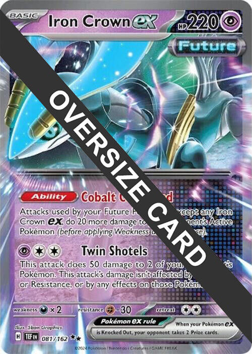 Iron Crown ex (081) (Jumbo Card) [Scarlet & Violet: Black Star Promos] | Cracking-Singles