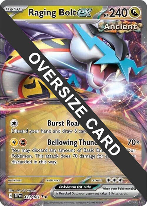 Raging Bolt ex (123) (Jumbo Card) [Scarlet & Violet: Black Star Promos] | Cracking-Singles