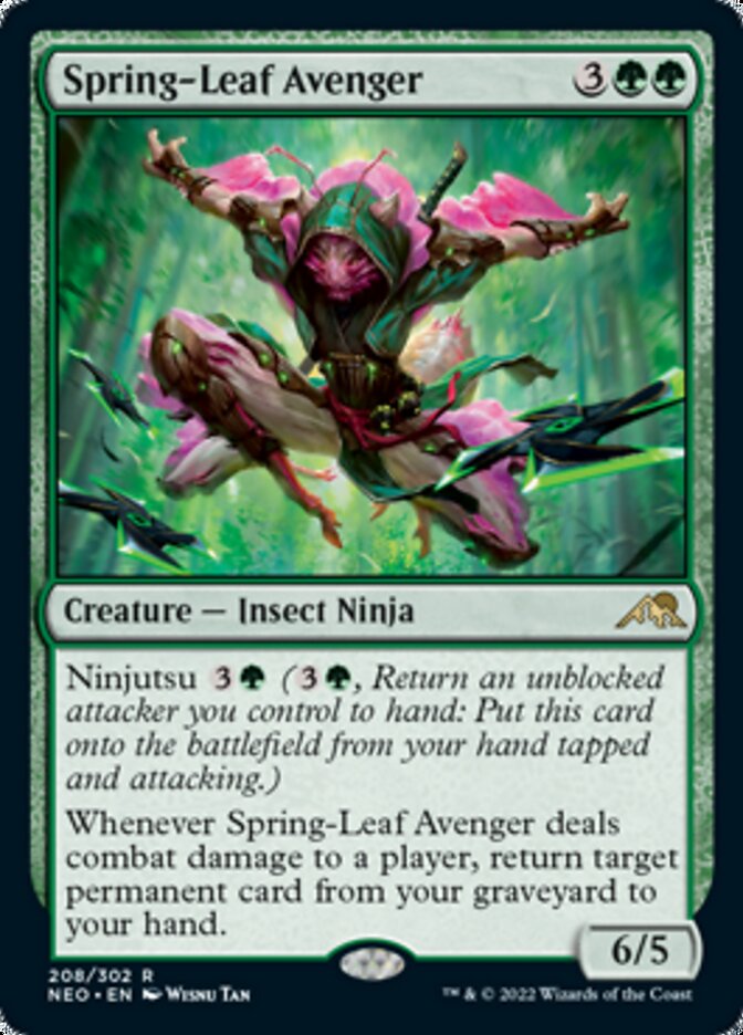 Spring-Leaf Avenger [Kamigawa: Neon Dynasty] | Cracking-Singles