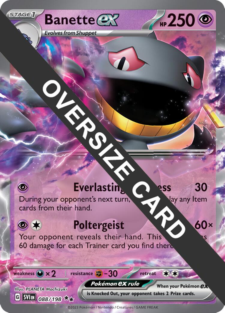 Banette ex (088) (Jumbo Card) [Scarlet & Violet: Black Star Promos] | Cracking-Singles