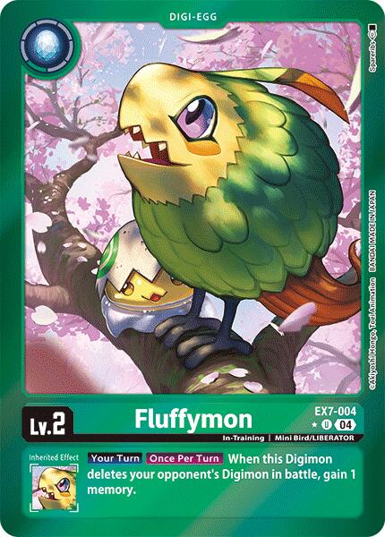 Fluffymon [EX7-004] (Foil) [Digimon LIBERATOR] | Cracking-Singles