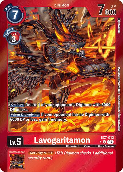 Lavogaritamon [EX7-012] (Foil) [Digimon LIBERATOR] | Cracking-Singles