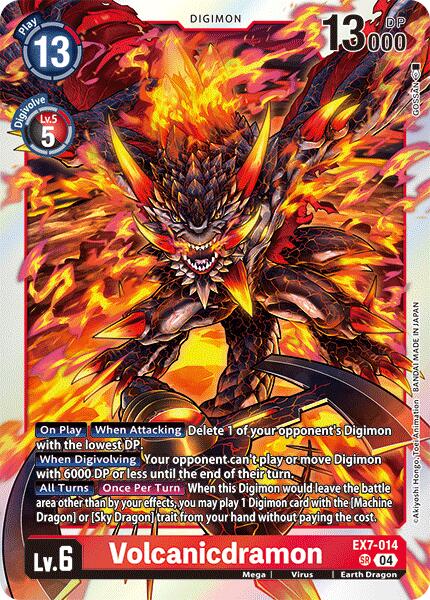 Volcanicdramon [EX7-014] [Digimon LIBERATOR] | Cracking-Singles