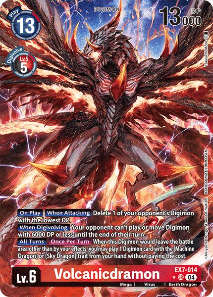 Volcanicdramon [EX7-014] (Alternate Art) [Digimon LIBERATOR] | Cracking-Singles