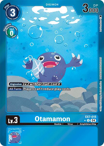 Otamamon [EX7-015] (Foil) [Digimon LIBERATOR] | Cracking-Singles