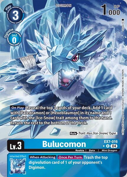 Bulucomon [EX7-016] (Alternate Art) [Digimon LIBERATOR] | Cracking-Singles