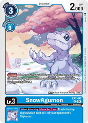 SnowAgumon [EX7-017] [Digimon LIBERATOR] | Cracking-Singles