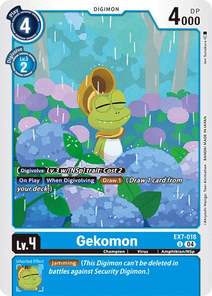 Gekomon [EX7-018] [Digimon LIBERATOR] | Cracking-Singles