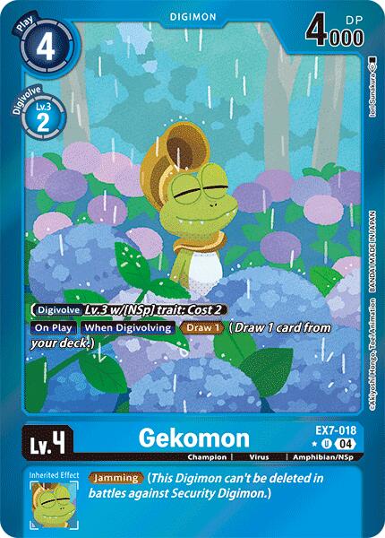 Gekomon [EX7-018] (Foil) [Digimon LIBERATOR] | Cracking-Singles