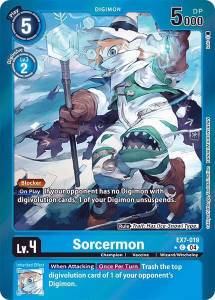 Sorcermon [EX7-019] (Foil) [Digimon LIBERATOR] | Cracking-Singles