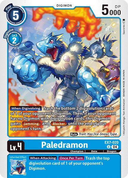 Paledramon [EX7-020] [Digimon LIBERATOR] | Cracking-Singles