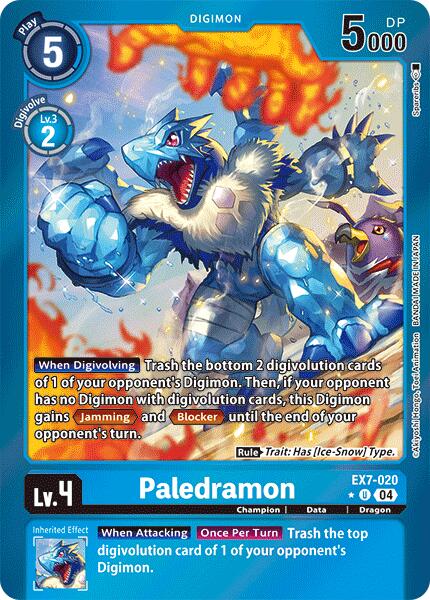 Paledramon [EX7-020] (Foil) [Digimon LIBERATOR] | Cracking-Singles