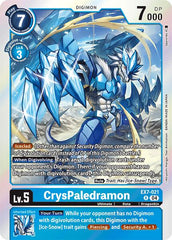 CrysPaledramon [EX7-021] [Digimon LIBERATOR] | Cracking-Singles