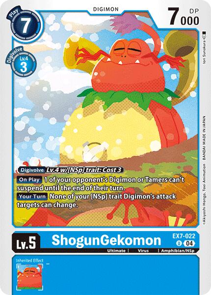 ShogunGekomon [EX7-022] [Digimon LIBERATOR] | Cracking-Singles