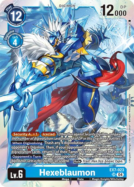 Hexeblaumon [EX7-023] [Digimon LIBERATOR] | Cracking-Singles