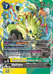 SaberLeomon ACE [EX7-029] [Digimon LIBERATOR] | Cracking-Singles