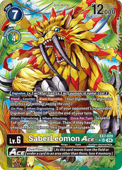 SaberLeomon ACE [EX7-029] (Alternate Art) [Digimon LIBERATOR] | Cracking-Singles