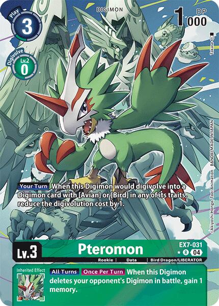 Pteromon [EX7-031] (Alternate Art) [Digimon LIBERATOR] | Cracking-Singles