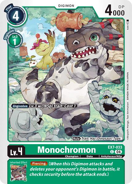 Monochromon [EX7-033] [Digimon LIBERATOR] | Cracking-Singles