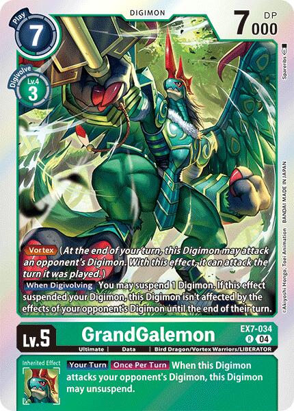 GrandGalemon [EX7-034] [Digimon LIBERATOR] | Cracking-Singles