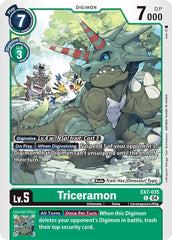 Triceramon [EX7-035] [Digimon LIBERATOR] | Cracking-Singles