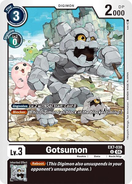 Gotsumon [EX7-038] [Digimon LIBERATOR] | Cracking-Singles