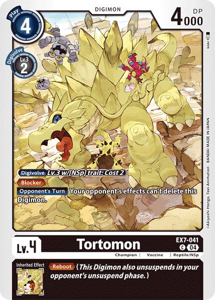 Tortomon [EX7-041] [Digimon LIBERATOR] | Cracking-Singles