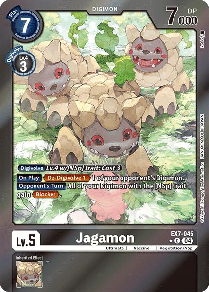 Jagamon [EX7-045] (Foil) [Digimon LIBERATOR] | Cracking-Singles