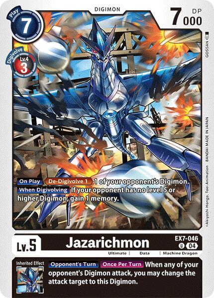 Jazarichmon [EX7-046] [Digimon LIBERATOR] | Cracking-Singles