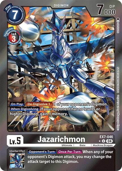 Jazarichmon [EX7-046] (Foil) [Digimon LIBERATOR] | Cracking-Singles