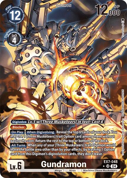 Gundramon [EX7-048] (Alternate Art) [Digimon LIBERATOR] | Cracking-Singles