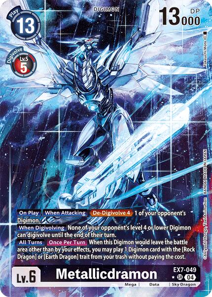 Metallicdramon [EX7-049] (Alternate Art) [Digimon LIBERATOR] | Cracking-Singles