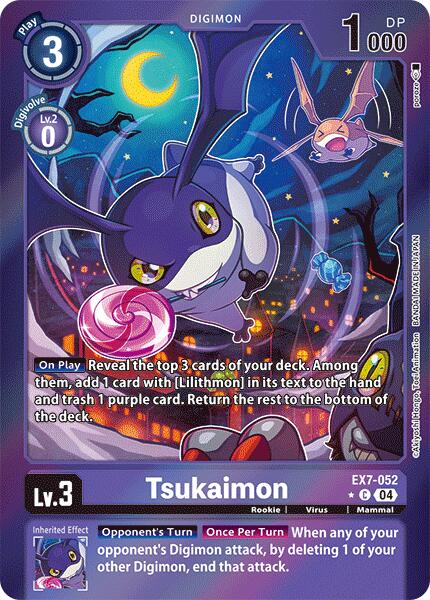 Tsukaimon [EX7-052] (Foil) [Digimon LIBERATOR] | Cracking-Singles