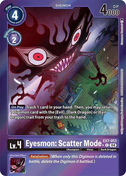 Eyesmon: Scatter Mode [EX7-053] (Foil) [Digimon LIBERATOR] | Cracking-Singles