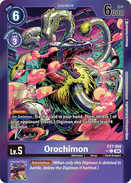 Orochimon [EX7-056] (Foil) [Digimon LIBERATOR] | Cracking-Singles