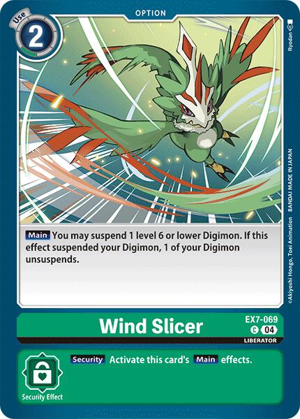 Wind Slicer [EX7-069] [Digimon LIBERATOR] | Cracking-Singles