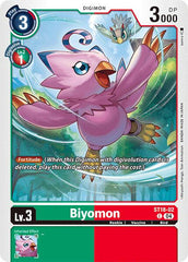 Biyomon [ST18-02] [Starter Deck: Guardian Vortex] | Cracking-Singles