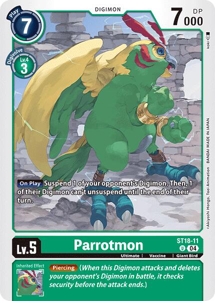 Parrotmon [ST18-11] [Starter Deck: Guardian Vortex] | Cracking-Singles