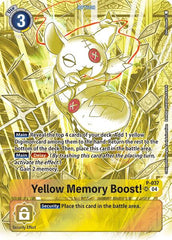 Yellow Memory Boost! [P-037] (Starter Deck 19 Exclusive) [Starter Deck: Fable Waltz Promos] | Cracking-Singles