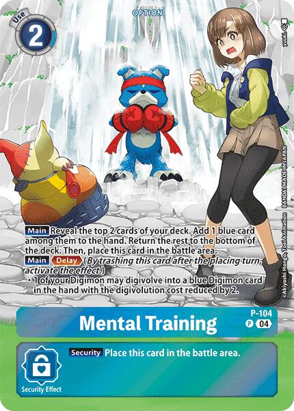 Mental Training [P-104] (Starter Deck 19 Exclusive) [Starter Deck: Fable Waltz Promos] | Cracking-Singles